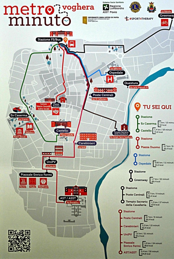 Mappa Progetto Metro Minuto Voghera